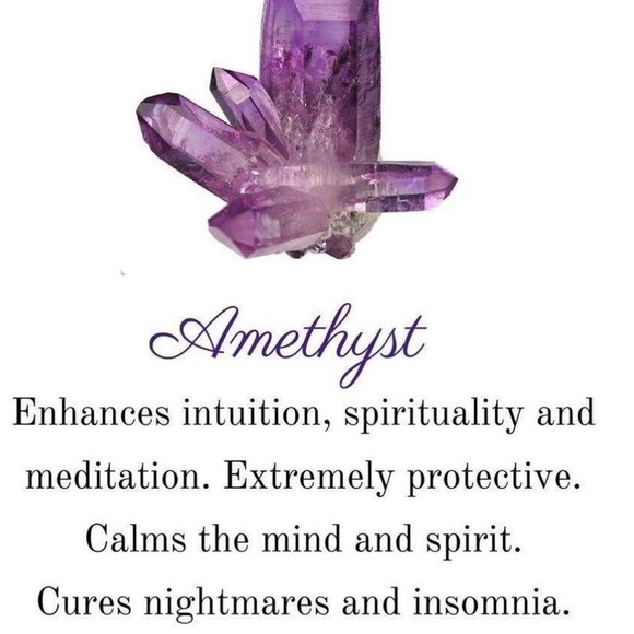 Celestial Moon & Star Healing Crystal Earrings - Amethyst Sparkly Gold Earrings - Picture 2 of 3